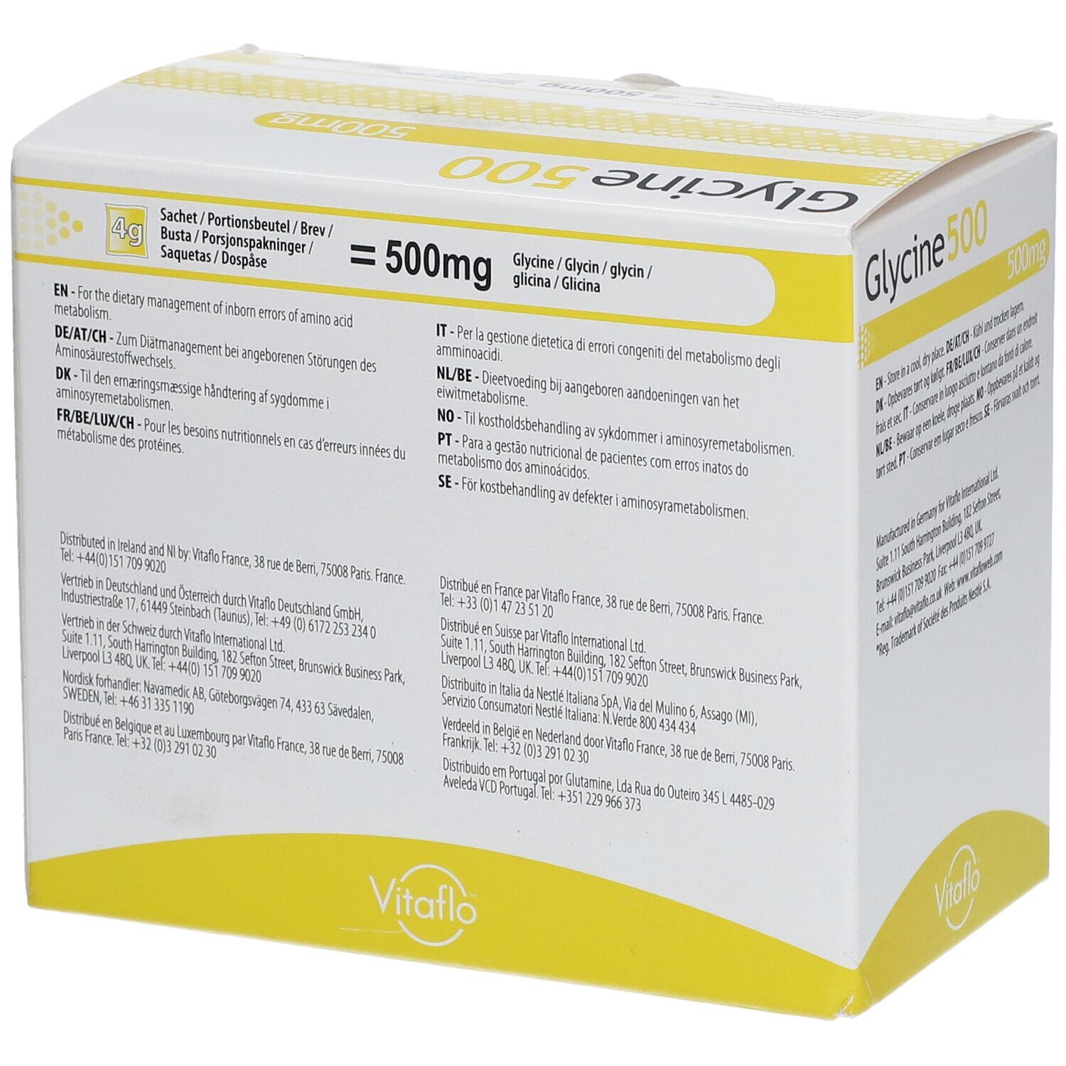 Vitaflo Glycine 500 4G Poeder