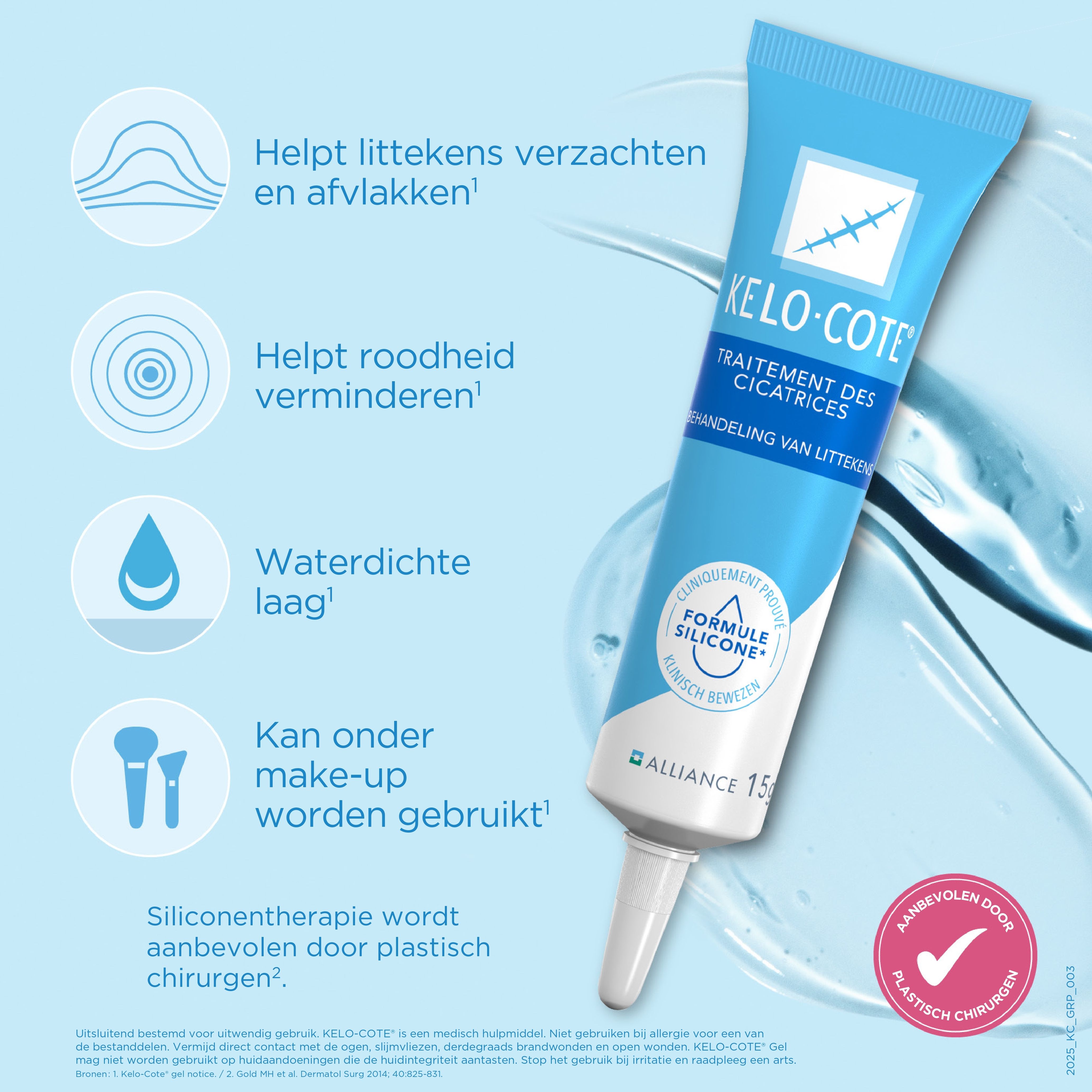 Kelo-Cote Silicone Littekengel