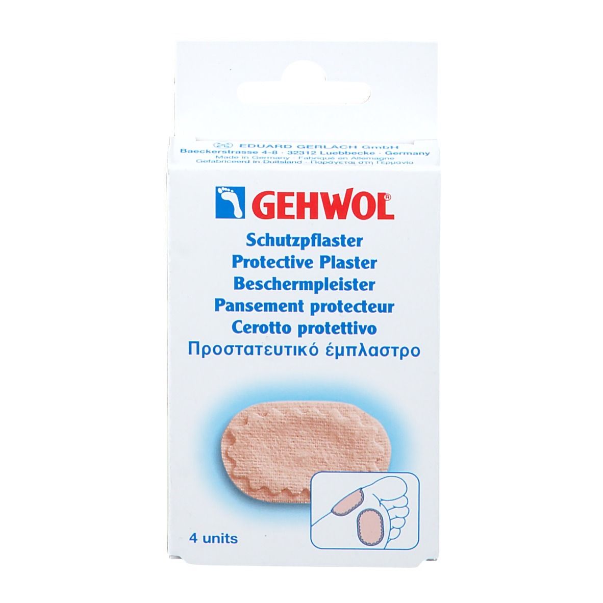 Gehwol Beschermpleister Ovaal