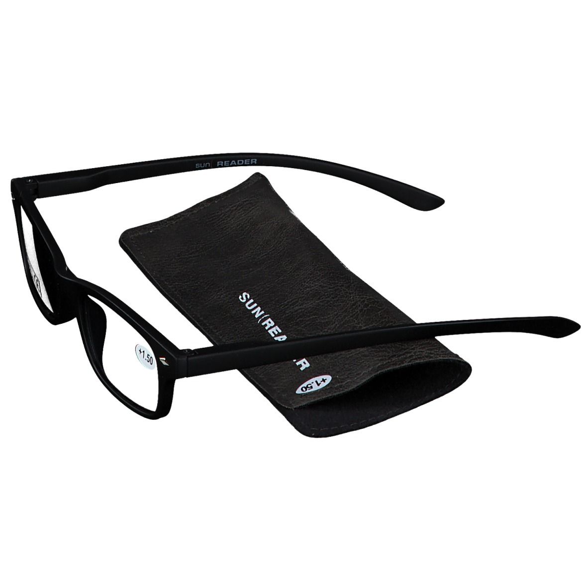 Pharmalens Sunreader Zwart +1.50