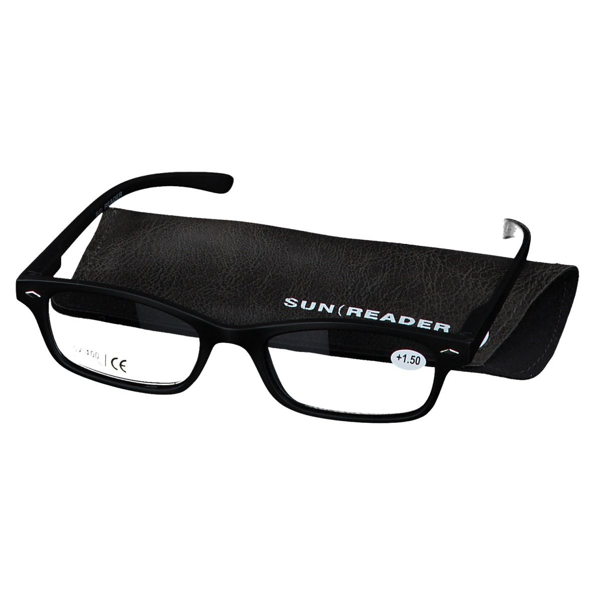 Pharmalens Sunreader Zwart +1.50