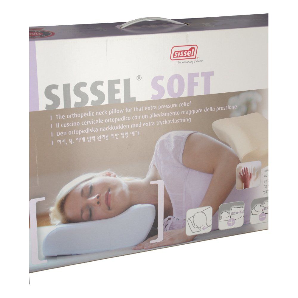 Sissel Soft Visco-Elastisch Hoofdkussen + Hoes Medium