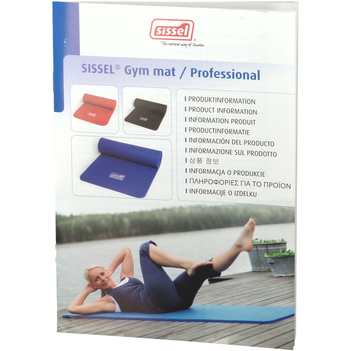 Sissel® Gym Mat Gris 180 x 60 x 1,5 cm