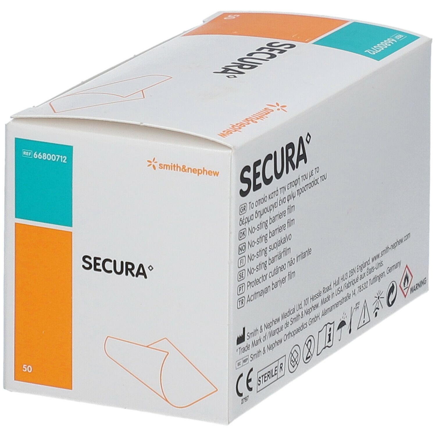 Secura No-Sting Barrier Wipes