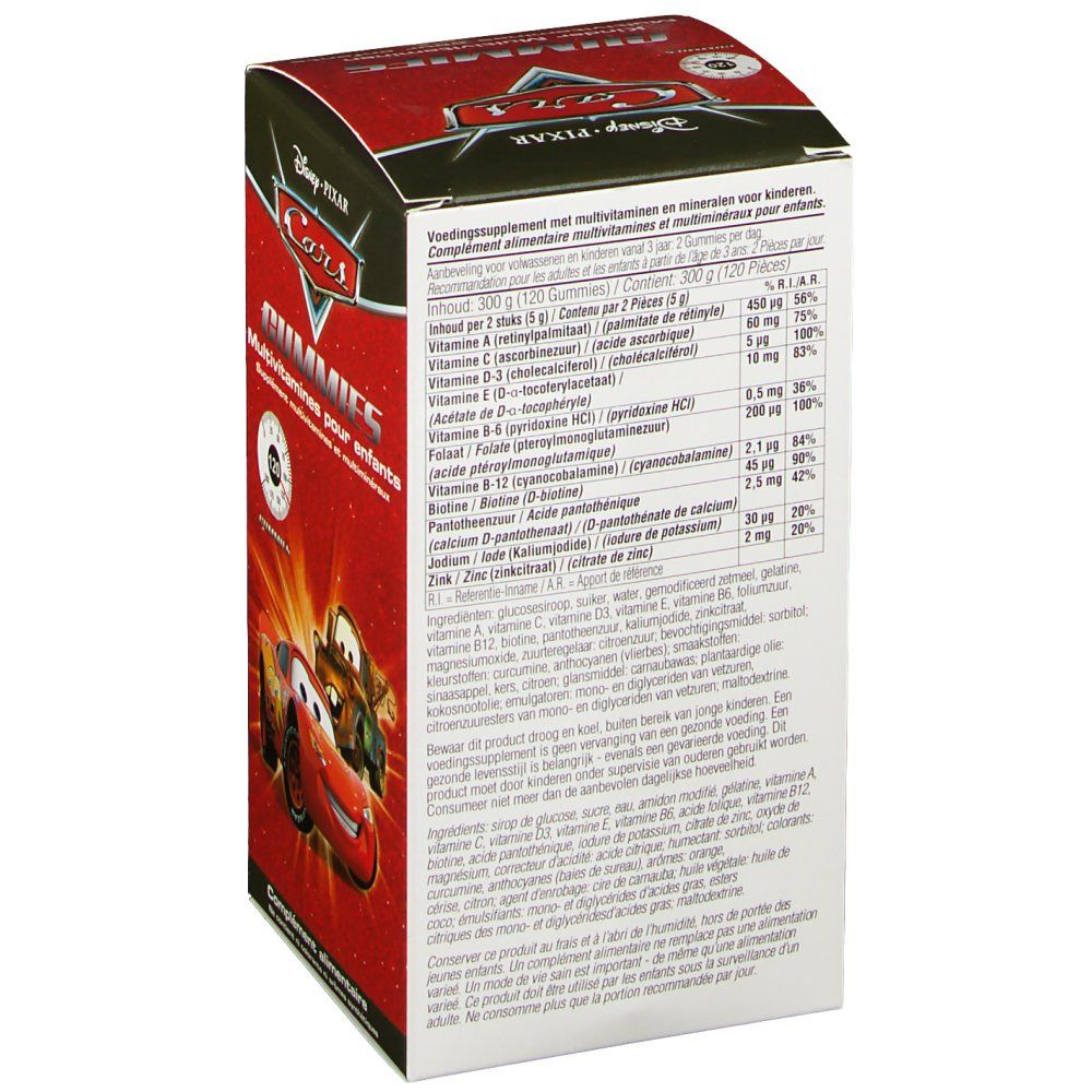 Disney Multivitamines Enfant Cars