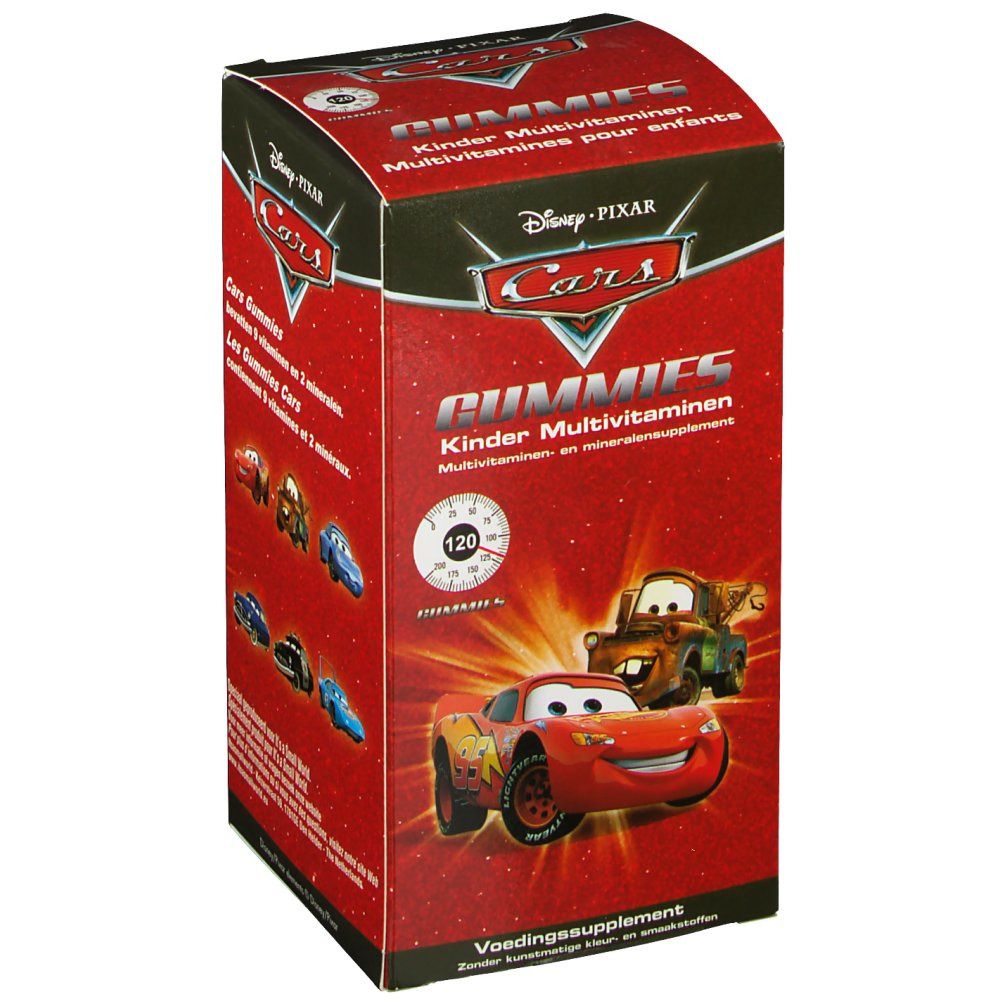 Disney Multivitamines Enfant Cars