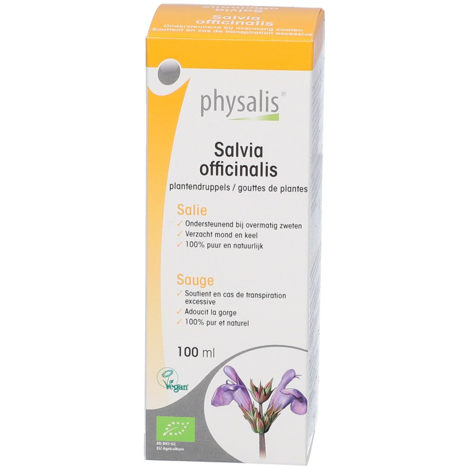 Physalis® Salvia Officinalis Gouttes de Plantes Bio