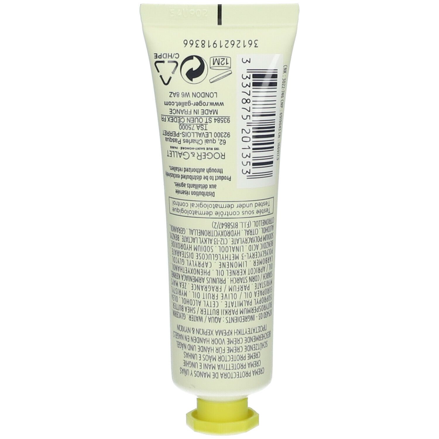 Roger & Gallet Fleur d'Osmanthus Crème Mains & Ongles