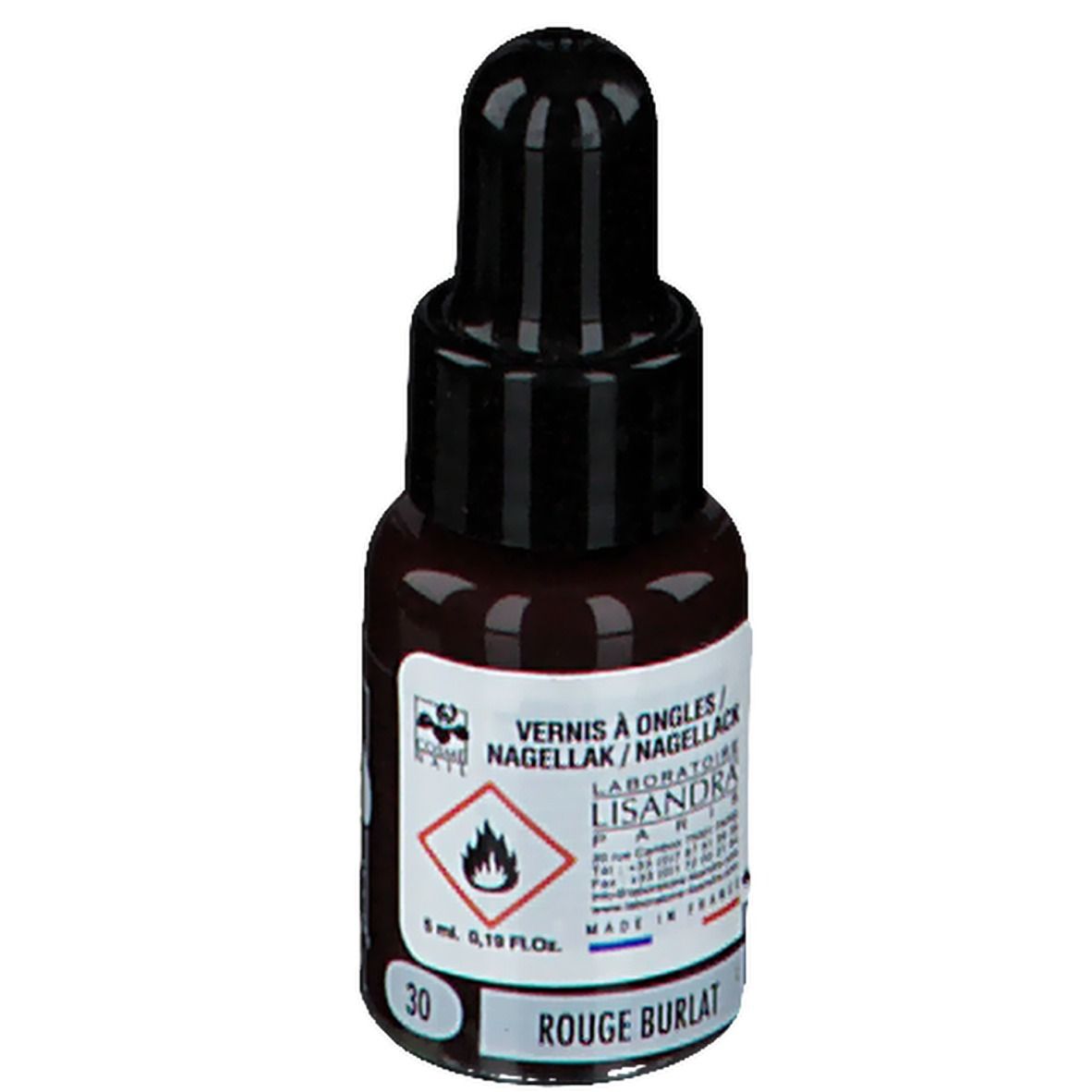 Lisandra Cosménail Nagellak 30 Rode Burlat
