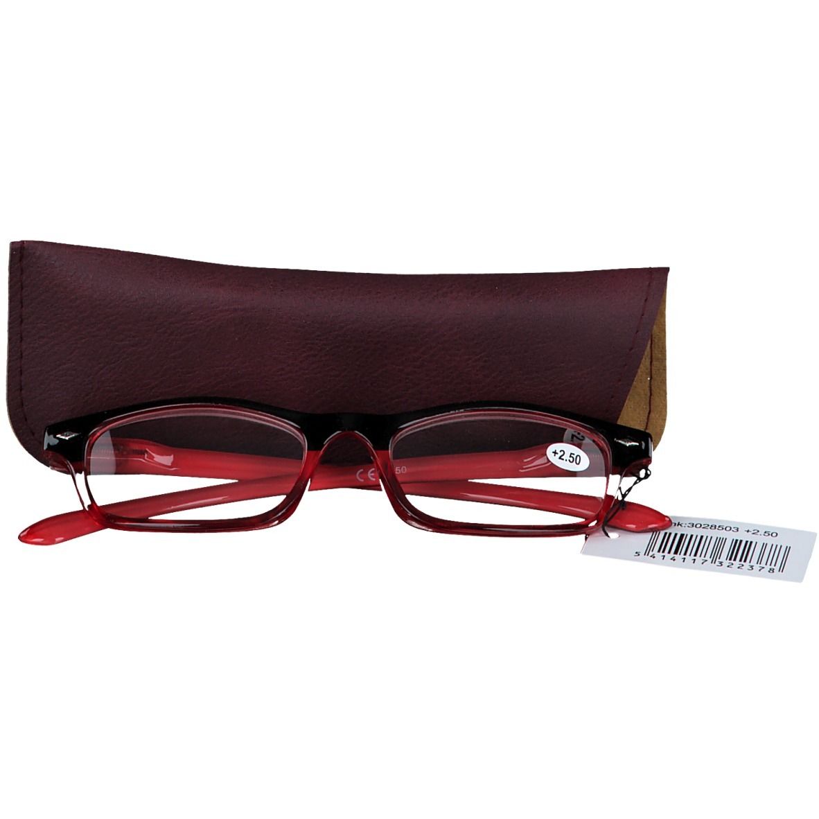 Pharma Glasses Leesbril Rood +2.50