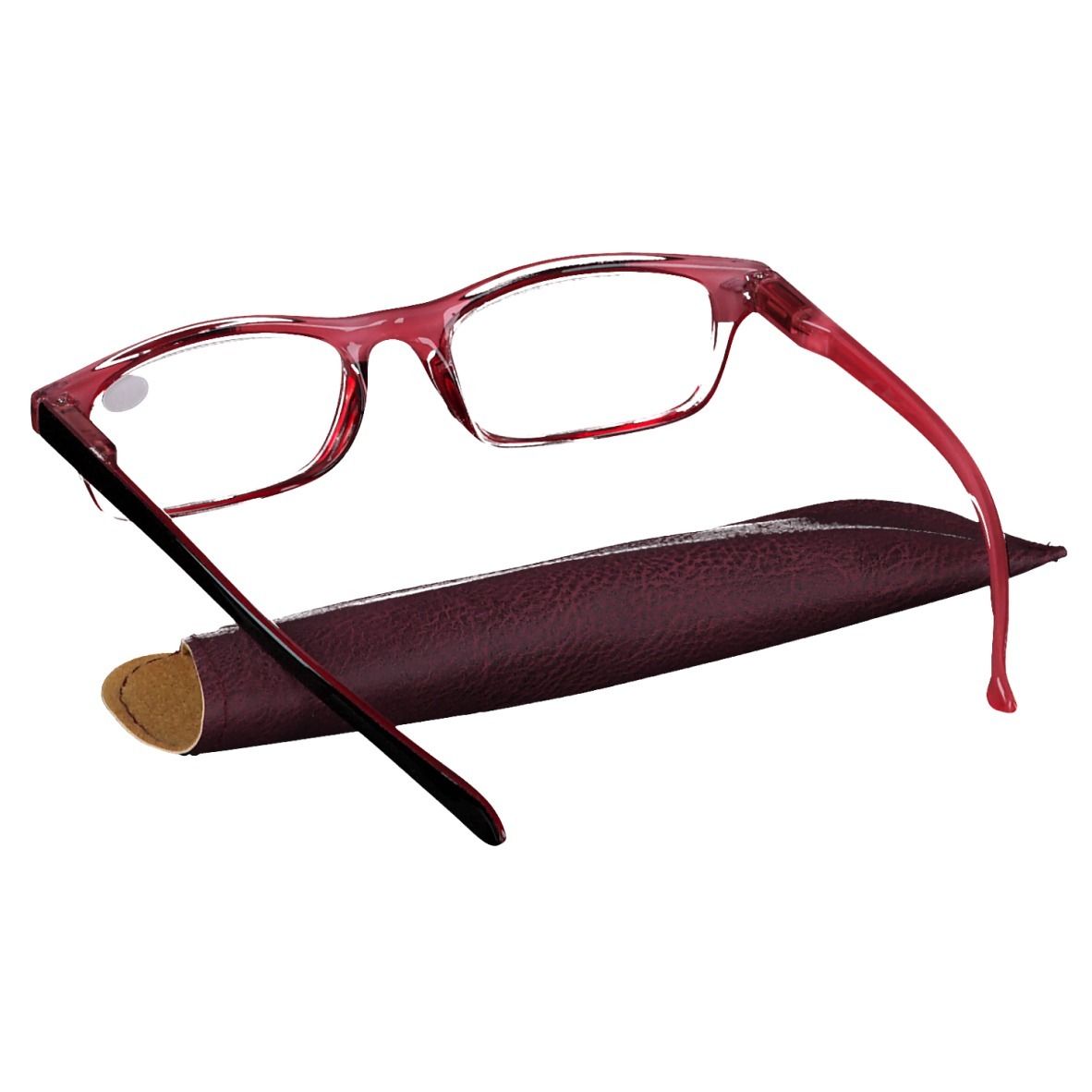 Pharma Glasses Leesbril Rood +3.00