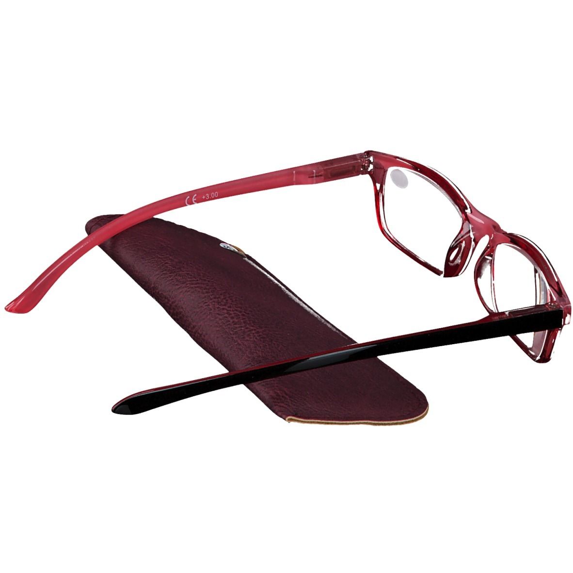 Pharma Glasses Leesbril Rood +3.00