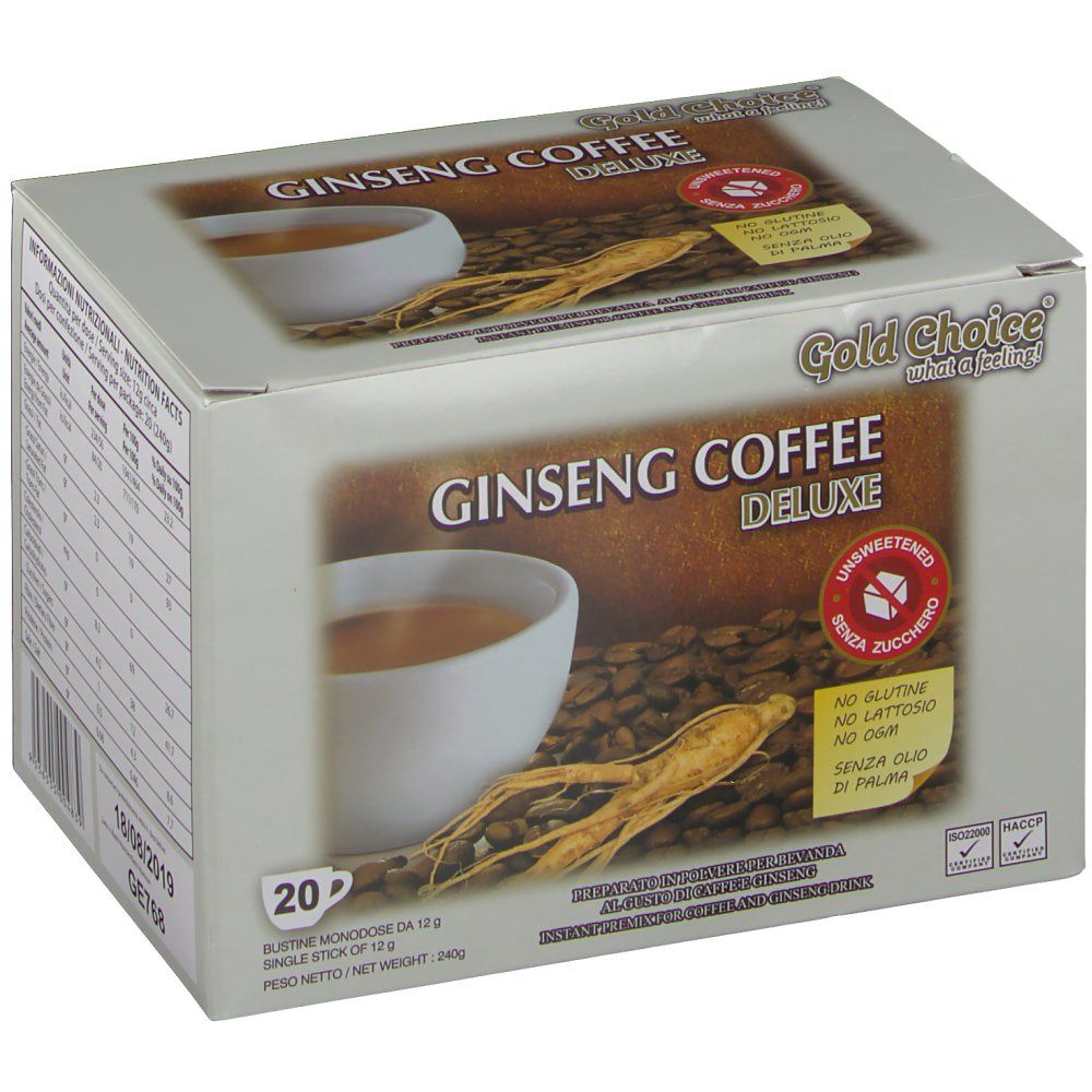 Ginseng Koffie Ongezoet