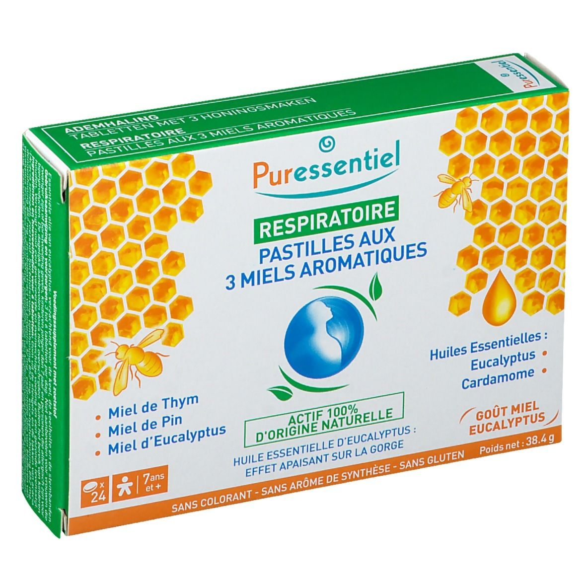 Puressentiel Respiratoire Pastilles aux 3 Miels Aromatiques