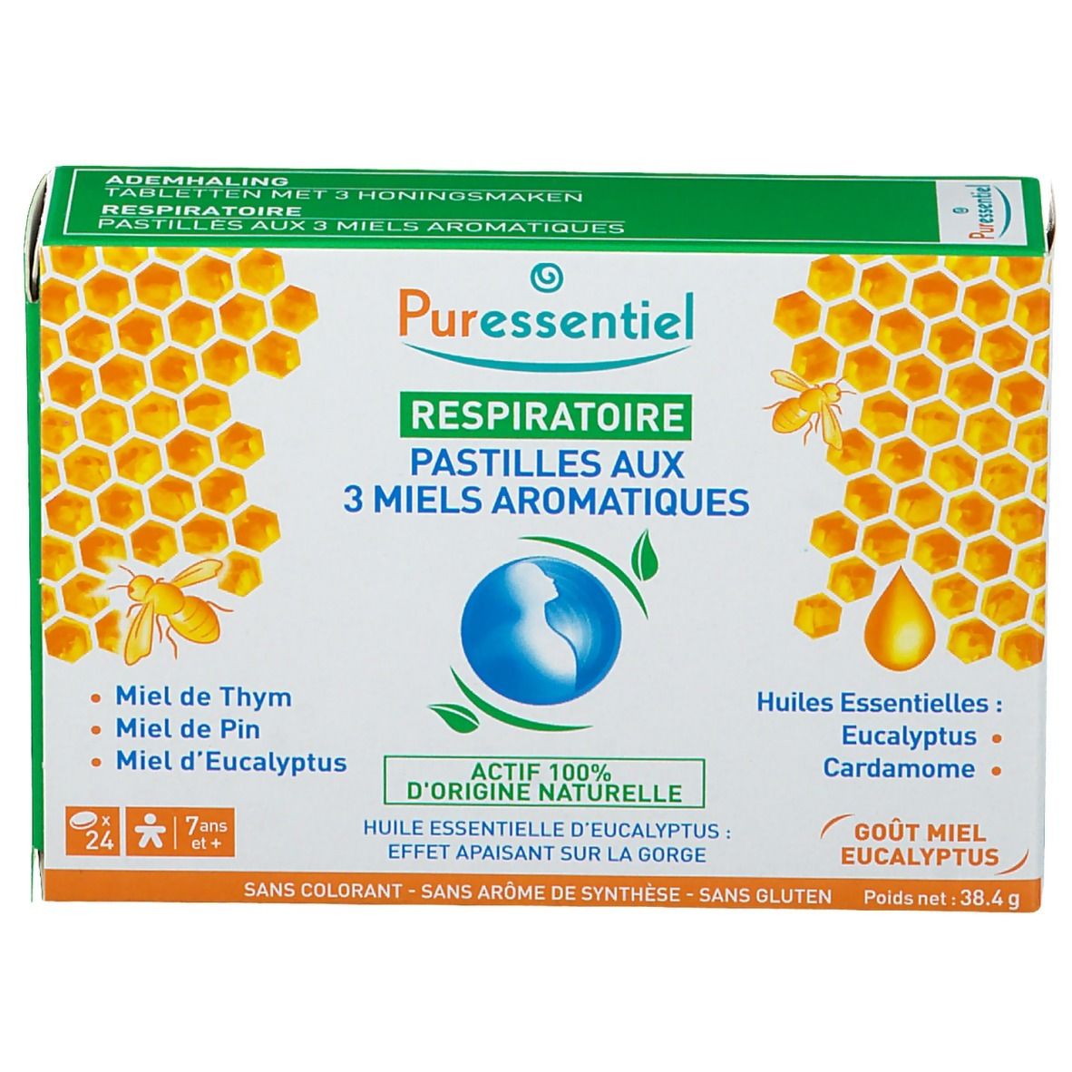 Puressentiel Respiratoire Pastilles aux 3 Miels Aromatiques