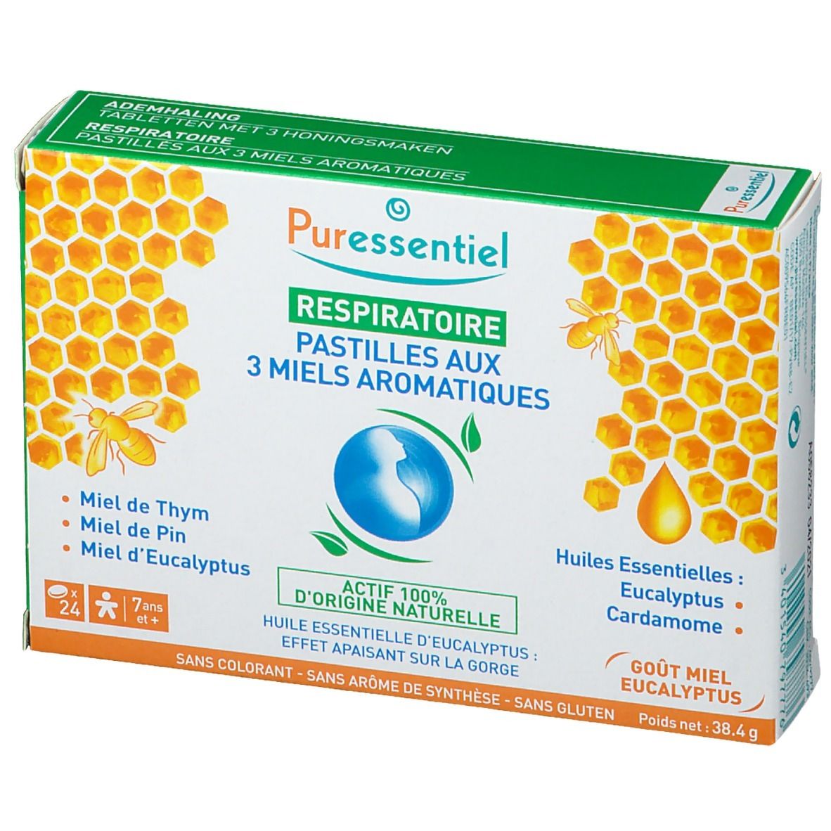 Puressentiel Respiratoire Pastilles aux 3 Miels Aromatiques