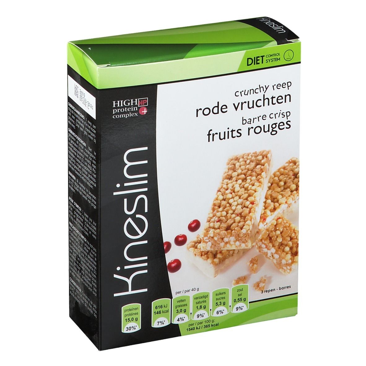 Kineslim Crunchy Barre Fruits Rouges