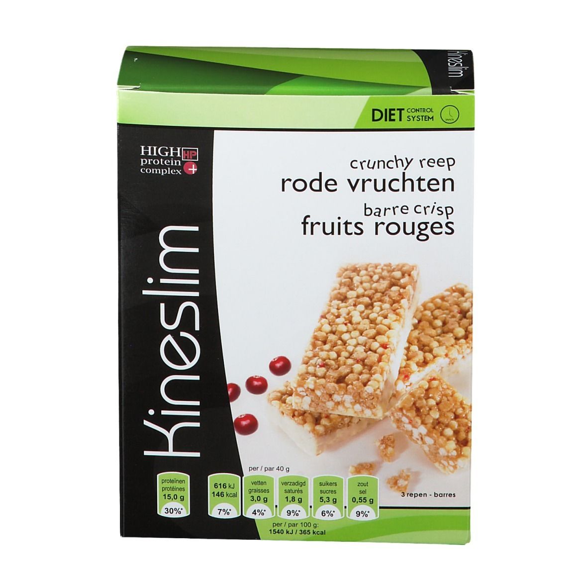 Kineslim Crunchy Barre Fruits Rouges