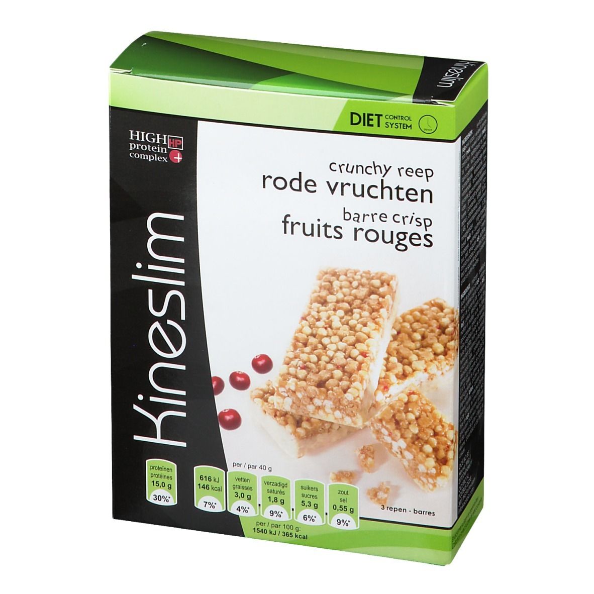 Kineslim Crunchy Barre Fruits Rouges