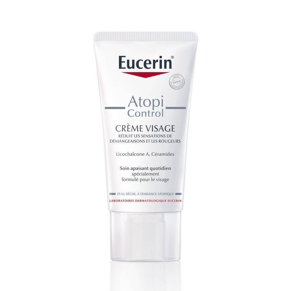 Eucerin AtopiControl Crème Visage Peau Sèche à Tendance Atopique