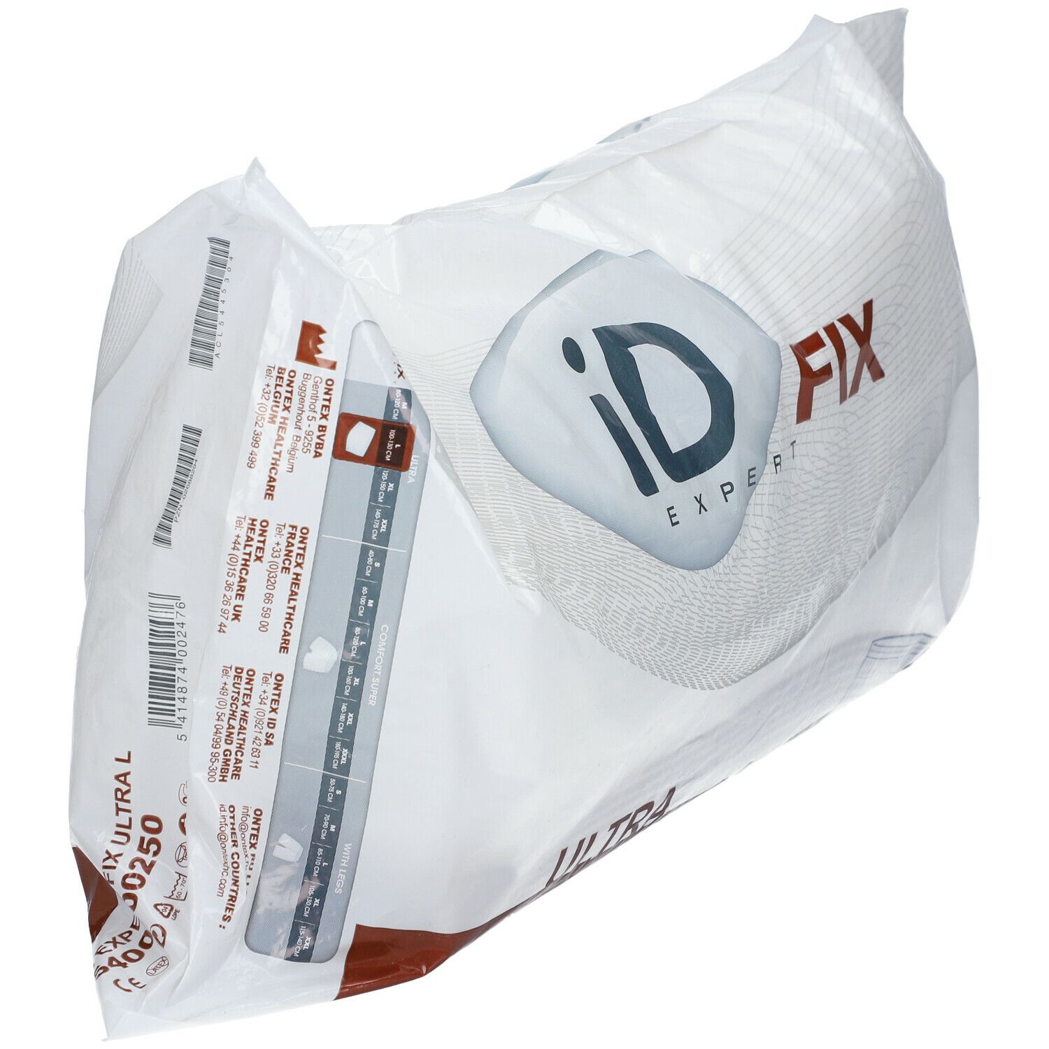 Verpakking ID Expert Fix Ultra. Witte zak met logo en productnaam. Bevat een productbeschrijving.