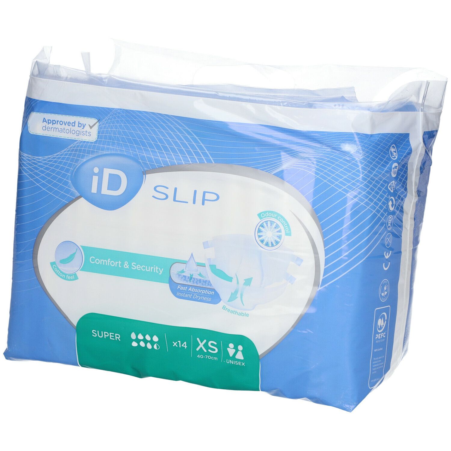 id Slip Comfort & Security Super Extra Small