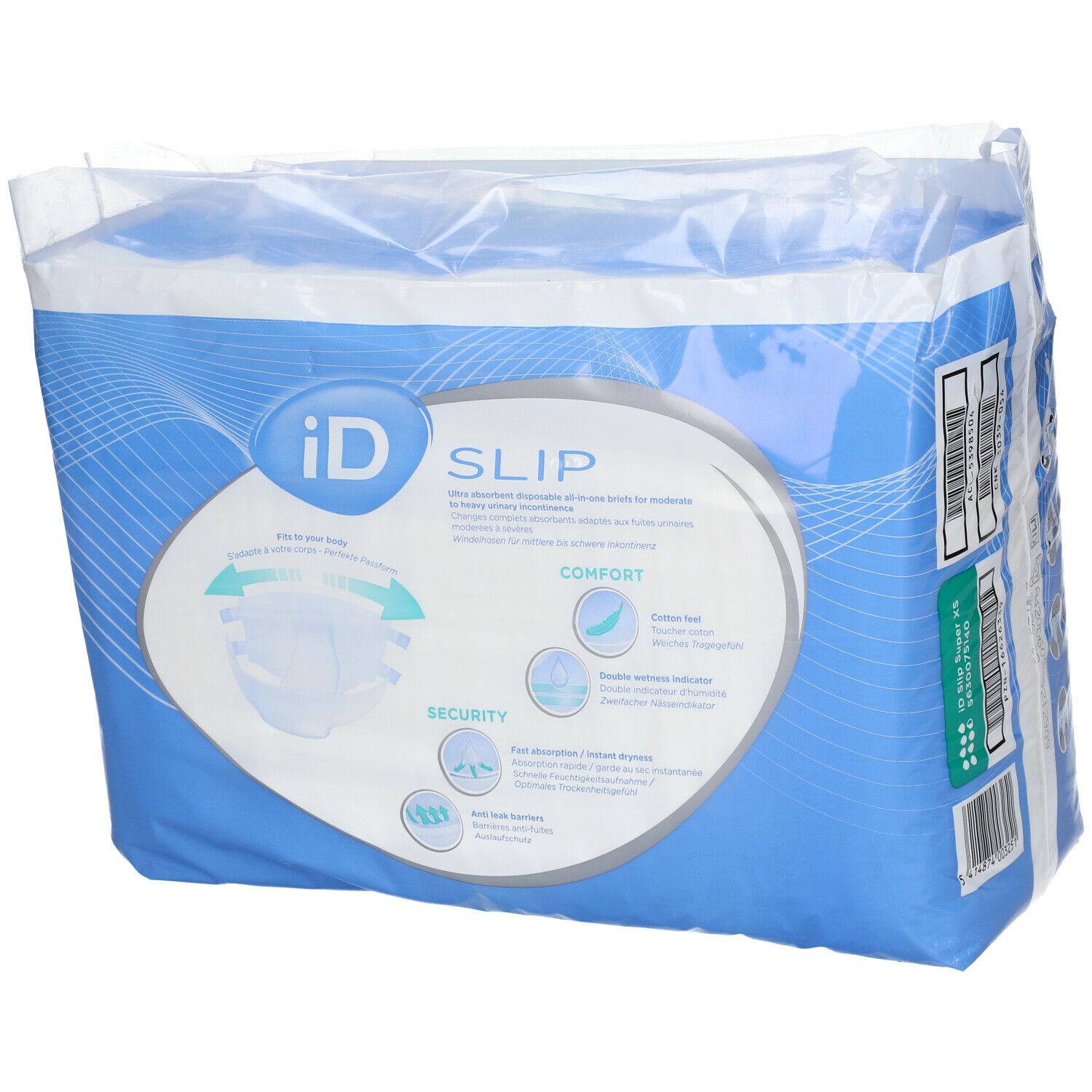 id Slip Comfort & Security Super Extra Small