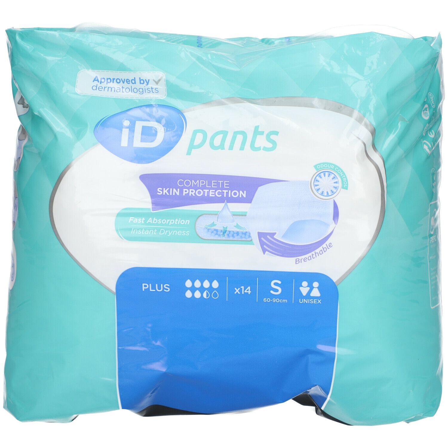 iD Pants Complete Skin Protection Plus Small 14 St - Farmaline