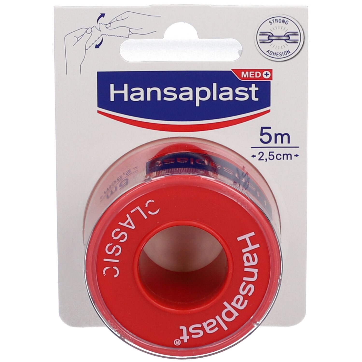 Hansaplast Med Hechtpleister Classic 2.5cm x 5m