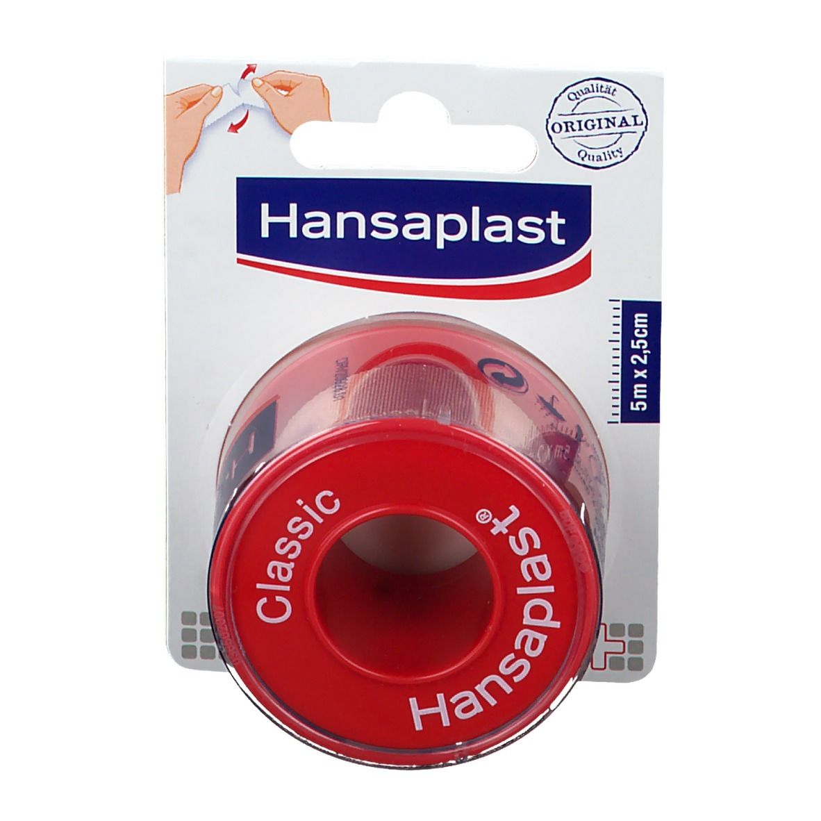 Hansaplast Med Hechtpleister Classic 2.5cm x 5m