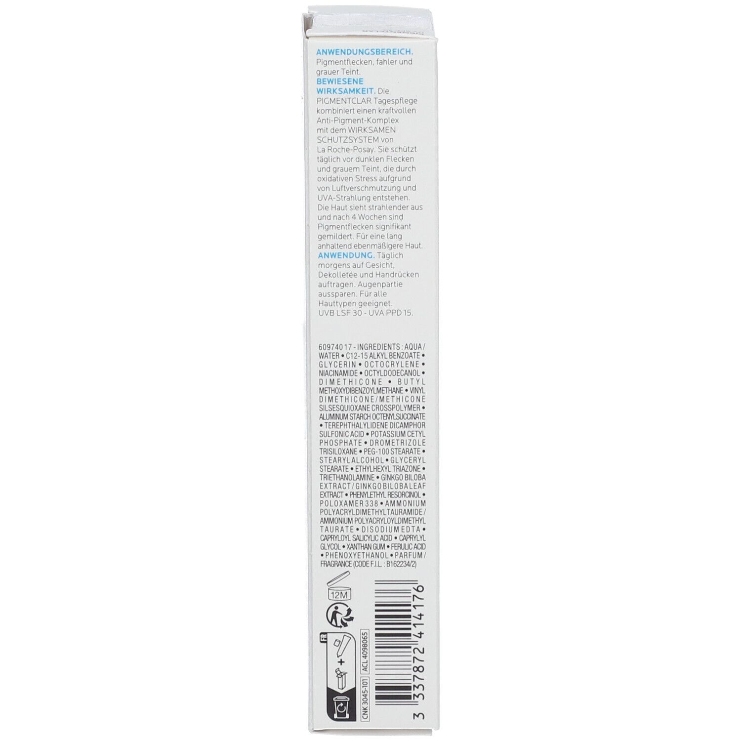 La Roche-Posay Pigmentclar UV SPF30
