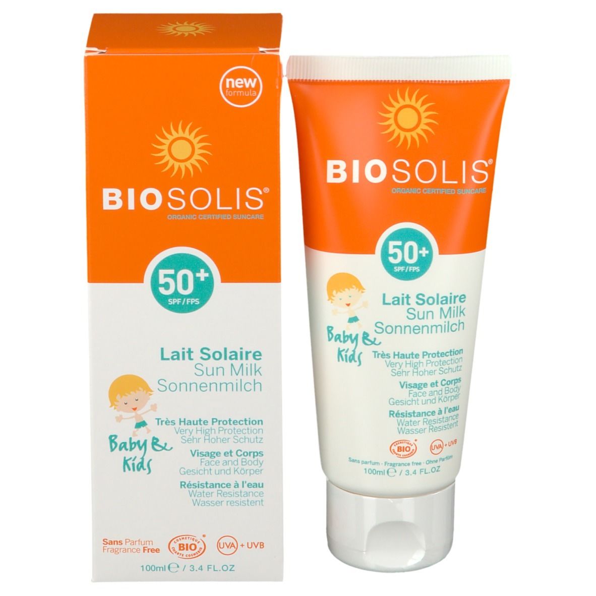 Milk kids SPF 50+ face and body