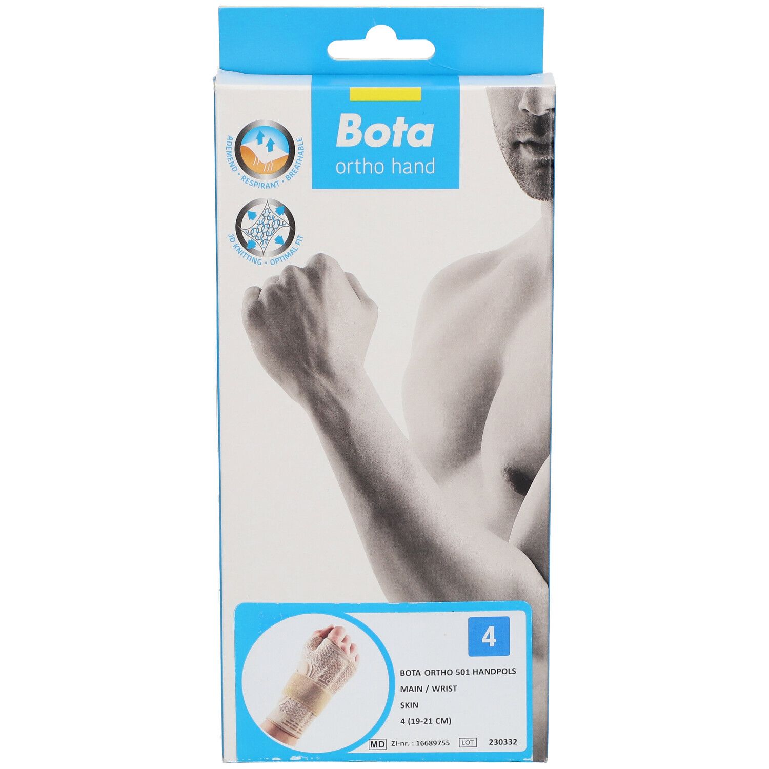 Bota Ortho Handpolsband 501 Skin Maat 4
