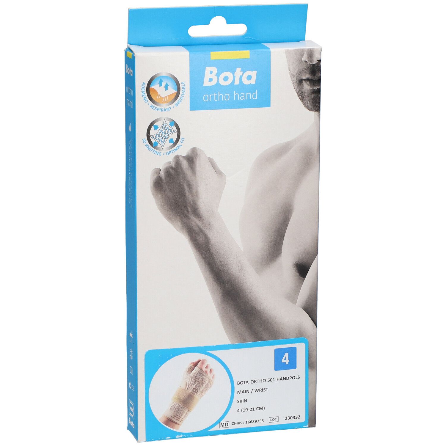 Bota Ortho Handpolsband 501 Skin Maat 4