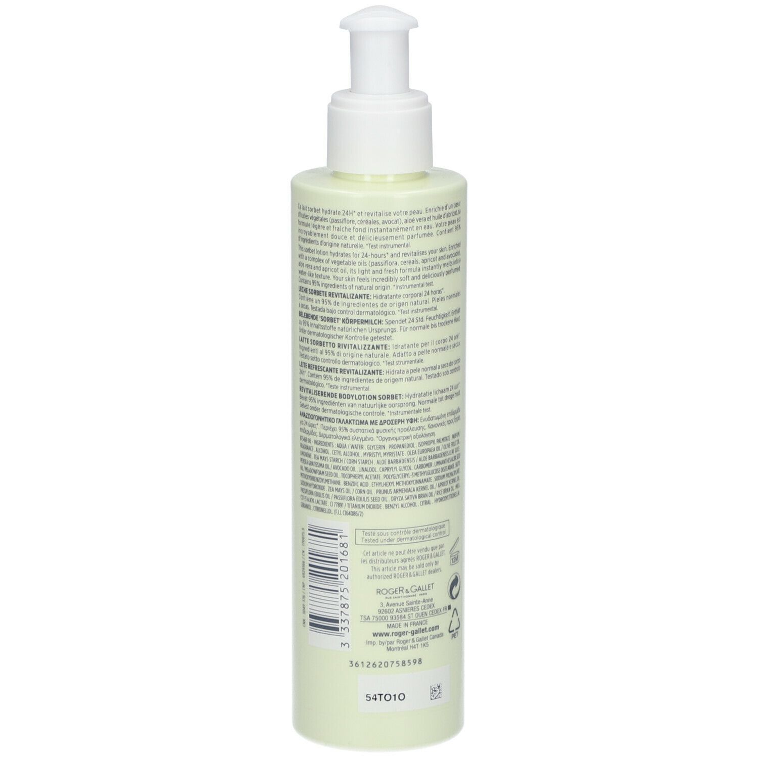 Roger & Gallet Fleur d'Osmanthus Lait Sorbet Corps Revitalisant