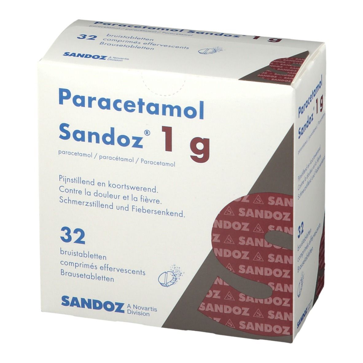 Paracetamol Sandoz 1g