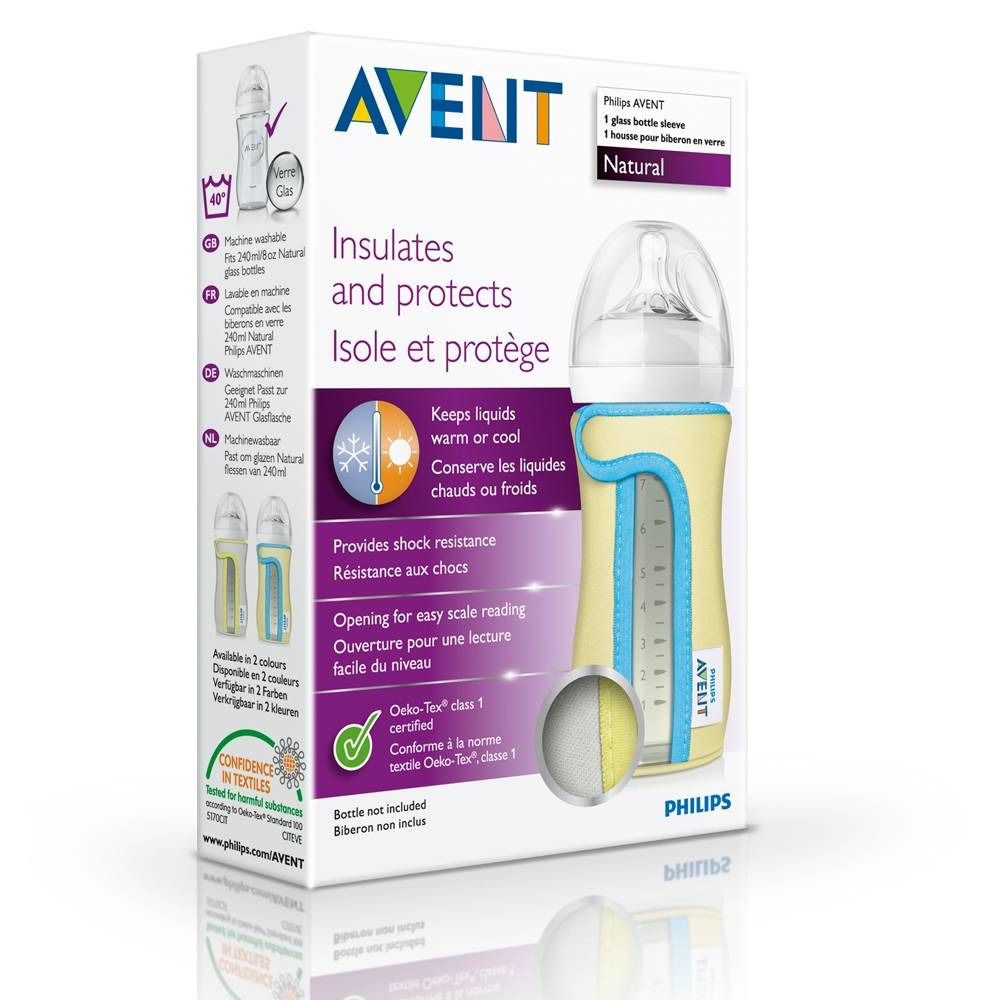 Avent Hoes Zuigfles Glas 240 ml