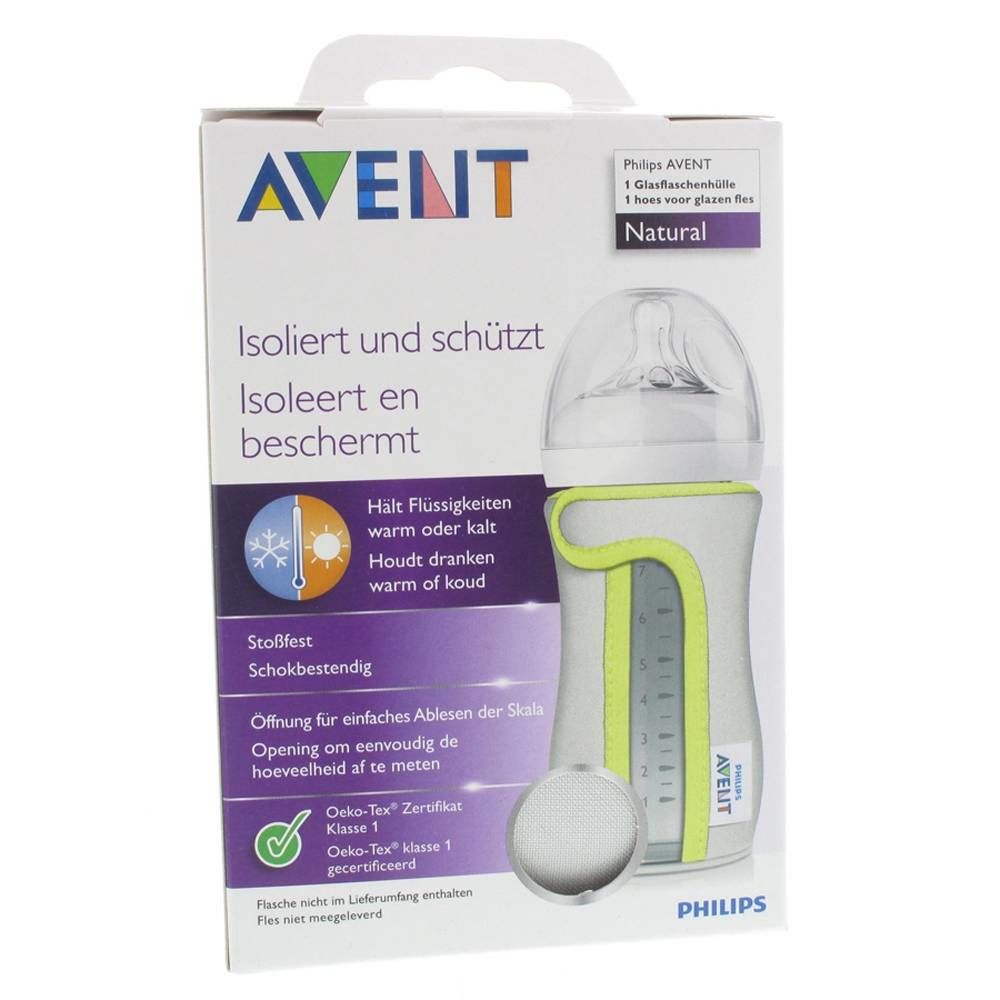 Avent Hoes Zuigfles Glas 240 ml