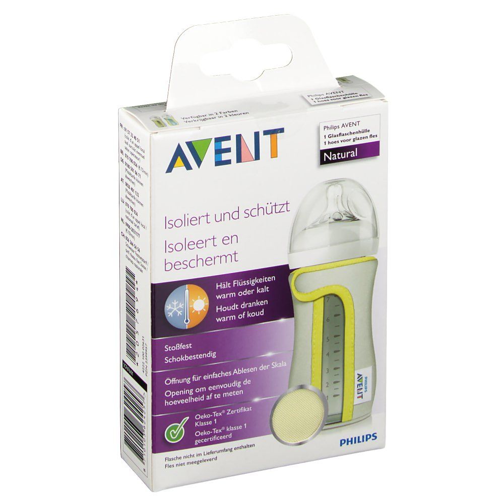 Avent Hoes Zuigfles Glas 240 ml