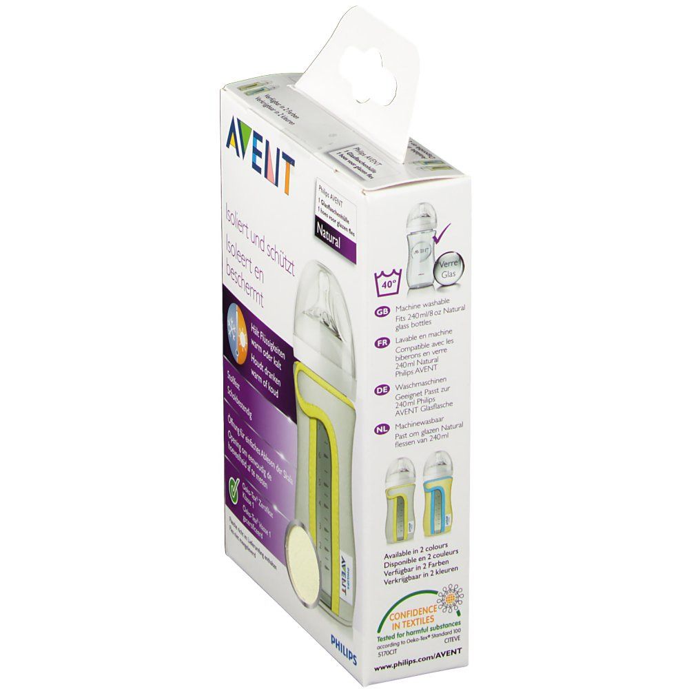 Avent Hoes Zuigfles Glas 240 ml