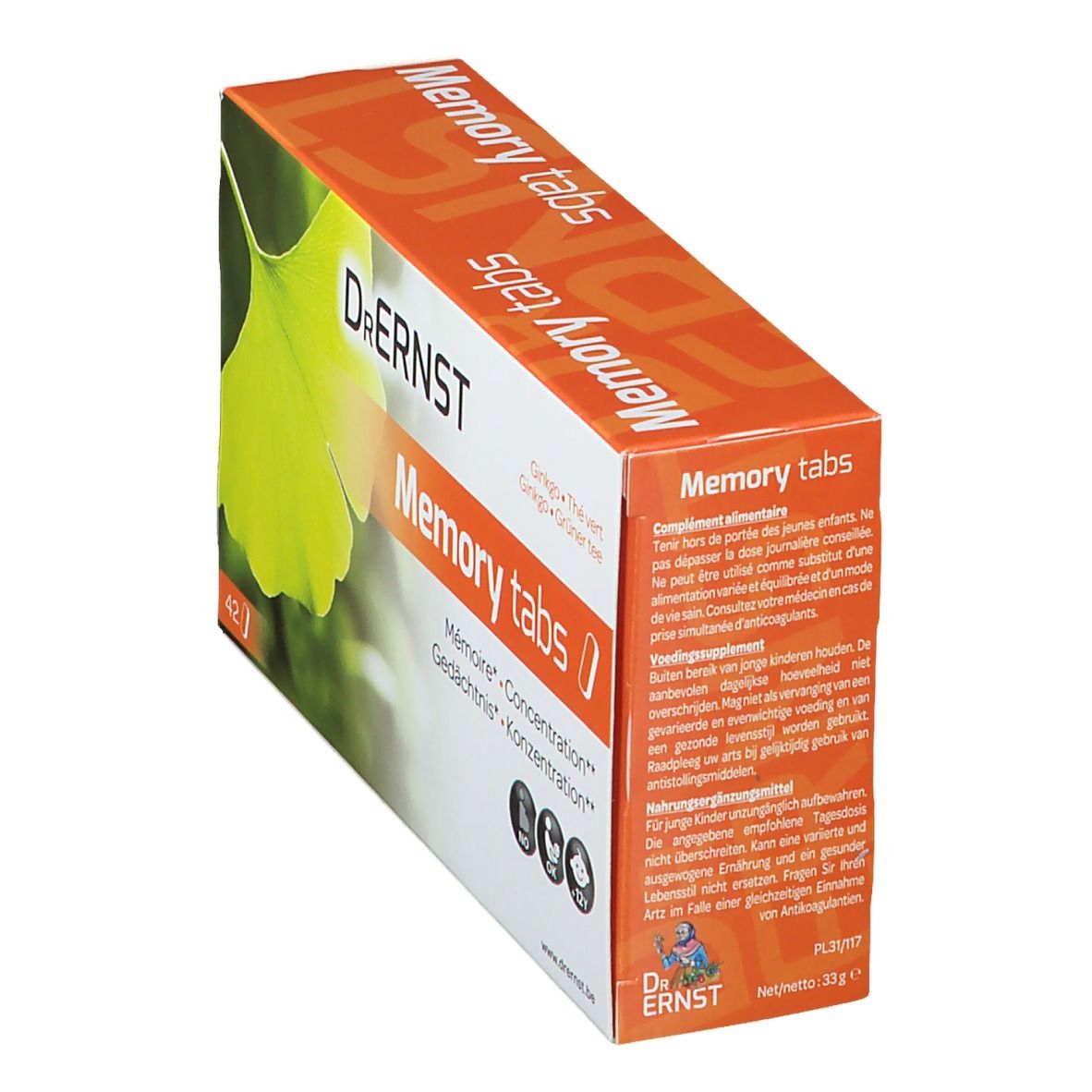 Dr Ernst Memorytabs