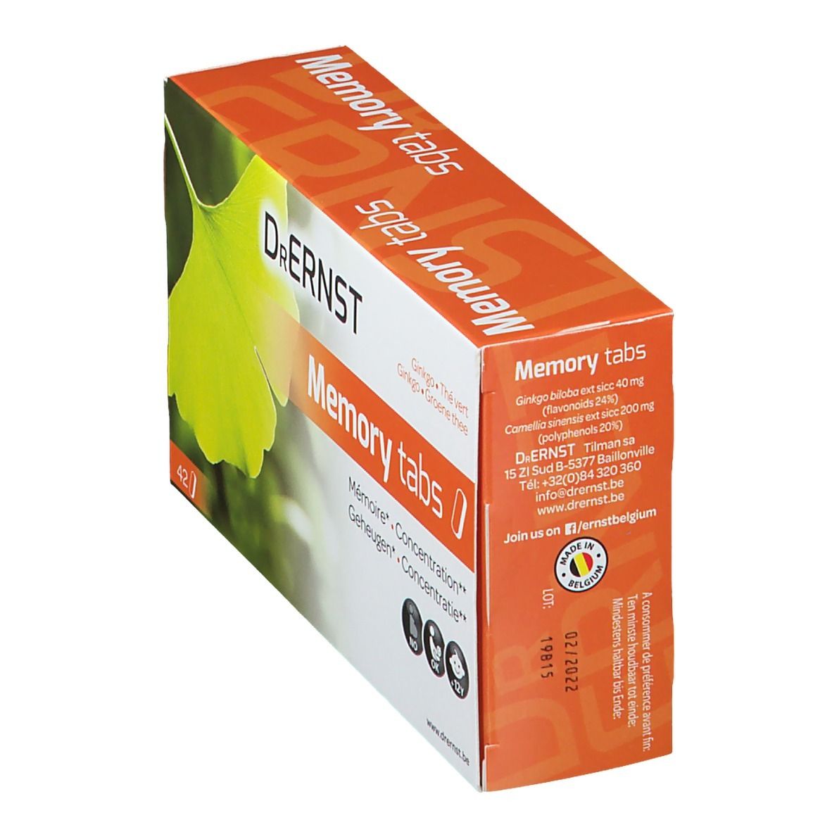 Dr Ernst Memorytabs