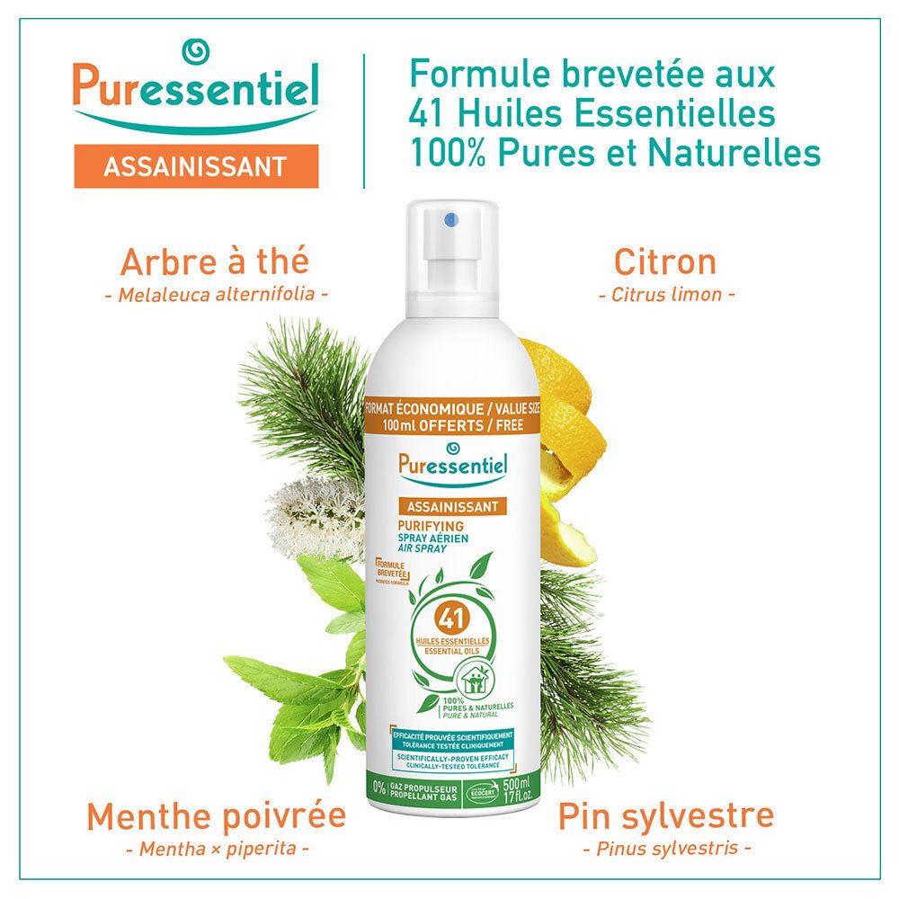 Puressentiel Spray Assainissant 41 Huiles Essentielles