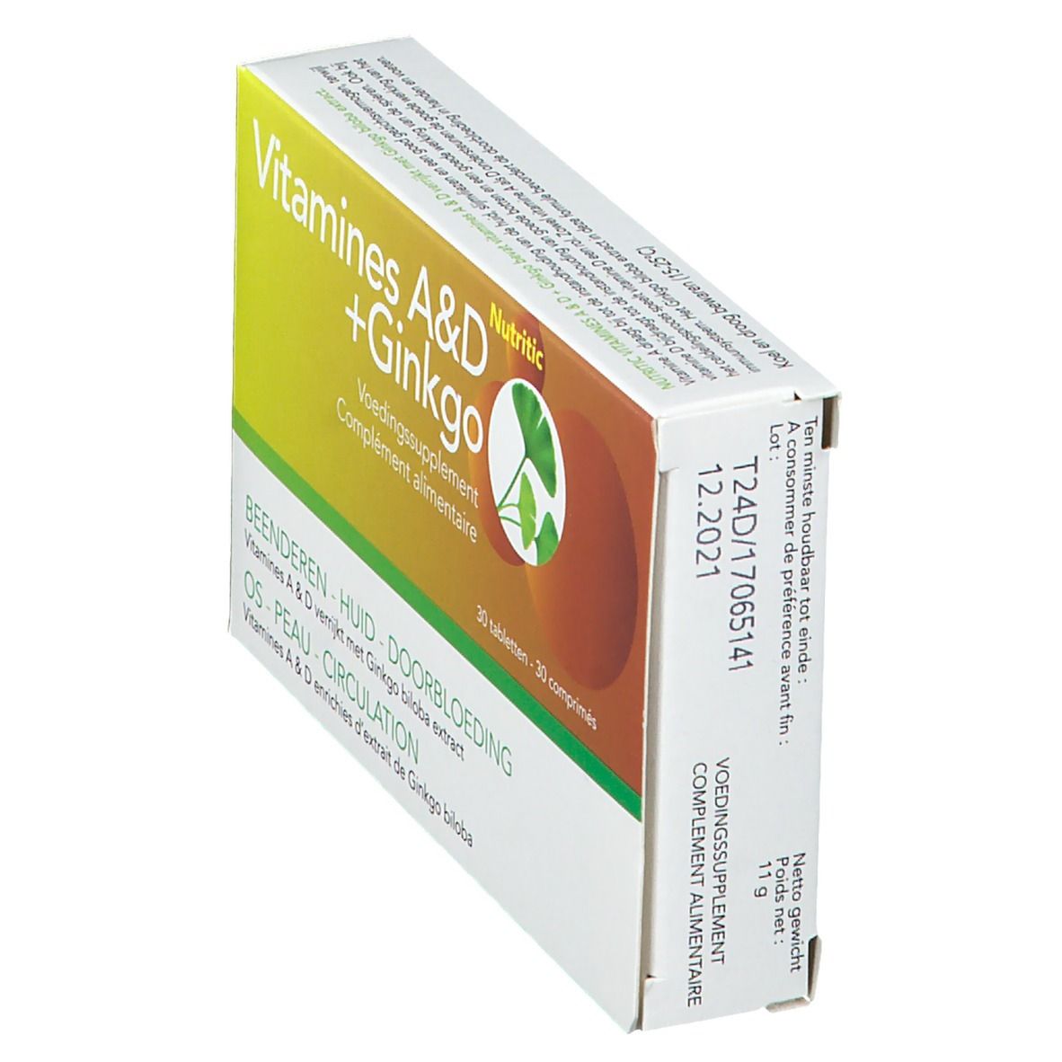 Nutritic Vitamines A & D Ginkgo