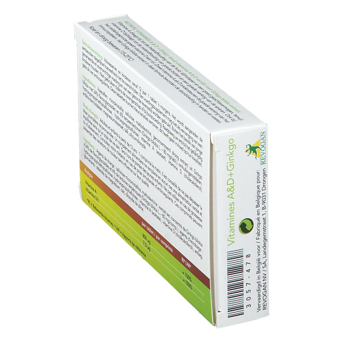 Nutritic Vitamines A & D Ginkgo