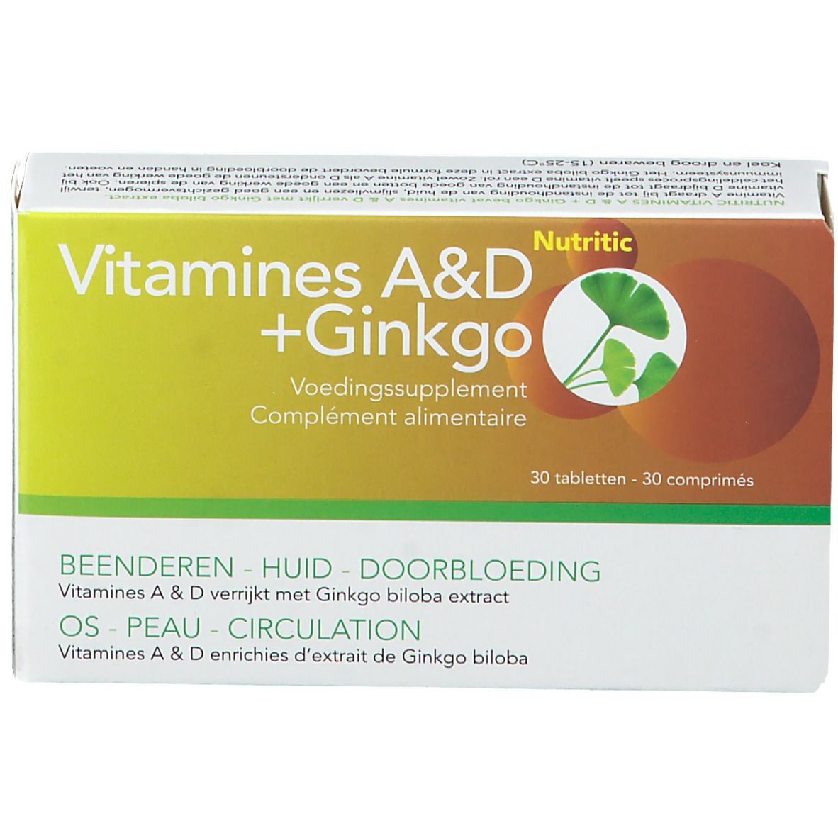 Nutritic Vitamines A & D Ginkgo