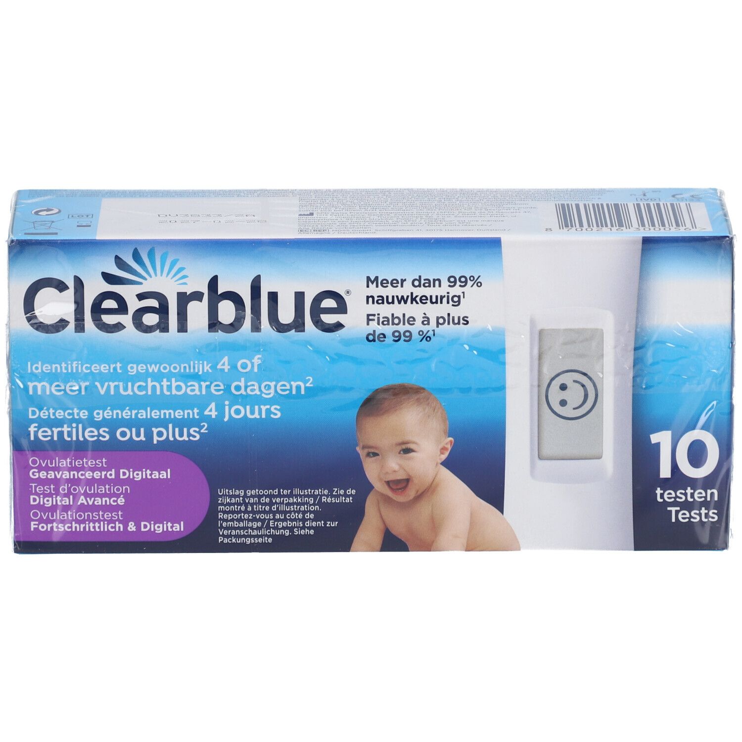 CLEARBLUE® Test d'Ovulation Digital Avancé