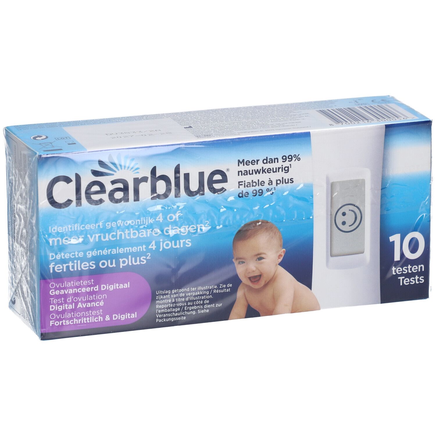 CLEARBLUE® Test d'Ovulation Digital Avancé