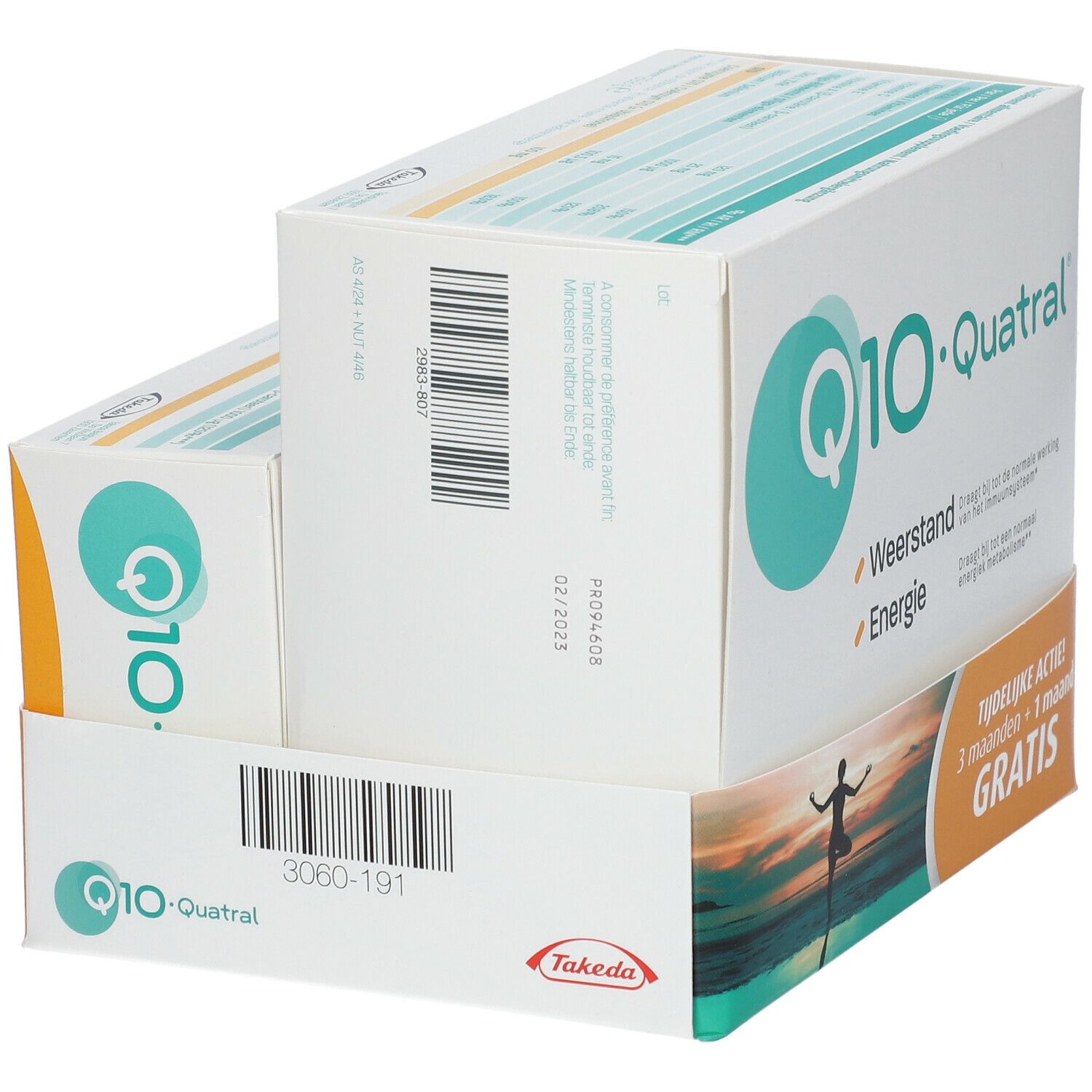 Q10-Quatral Immunité & Énergie - 3 Mois + 1 Mois GRATUIT