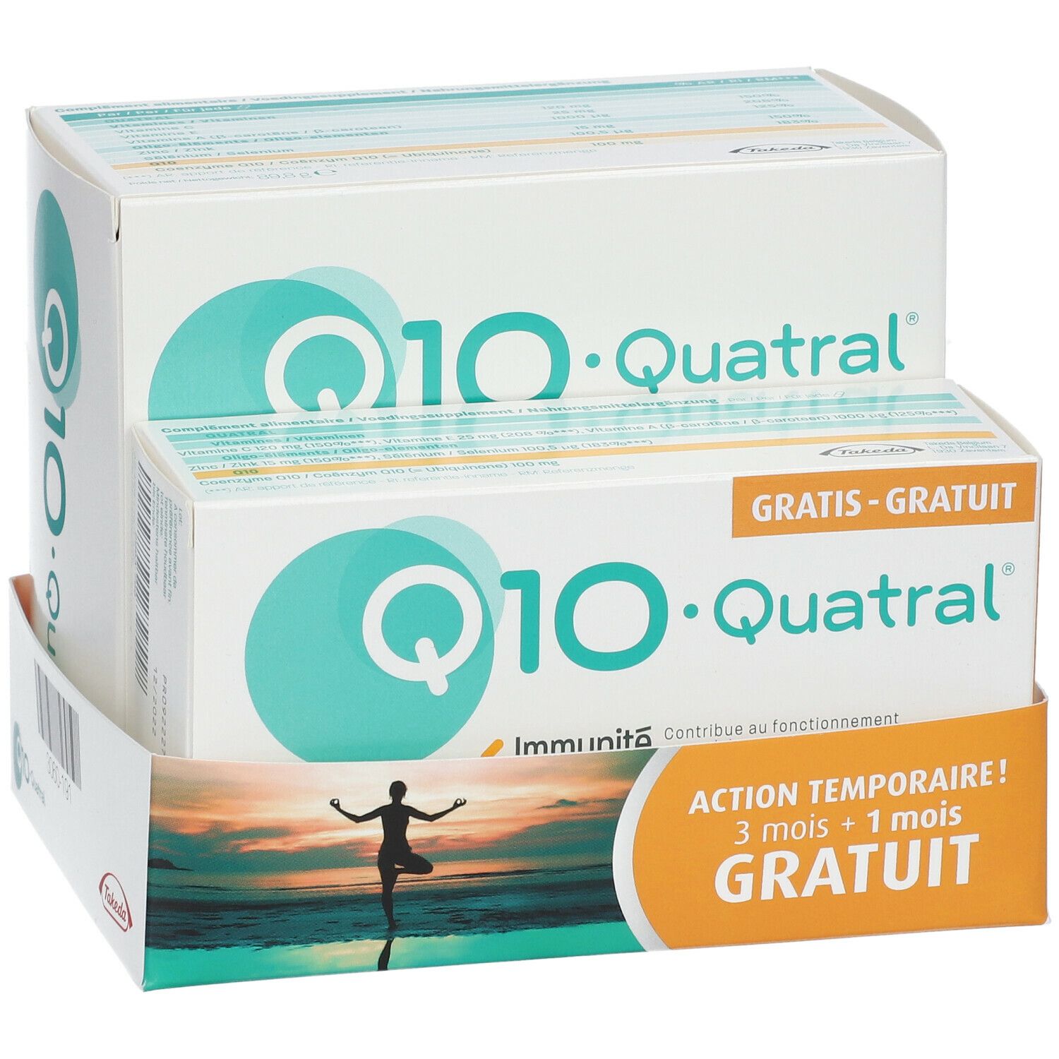 Q10-Quatral Immunité & Énergie - 3 Mois + 1 Mois GRATUIT